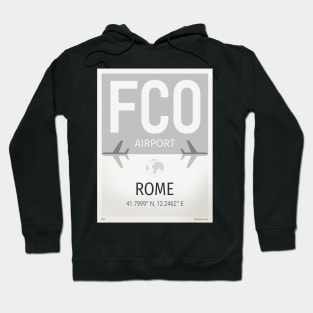 FCO Rome airport Hoodie